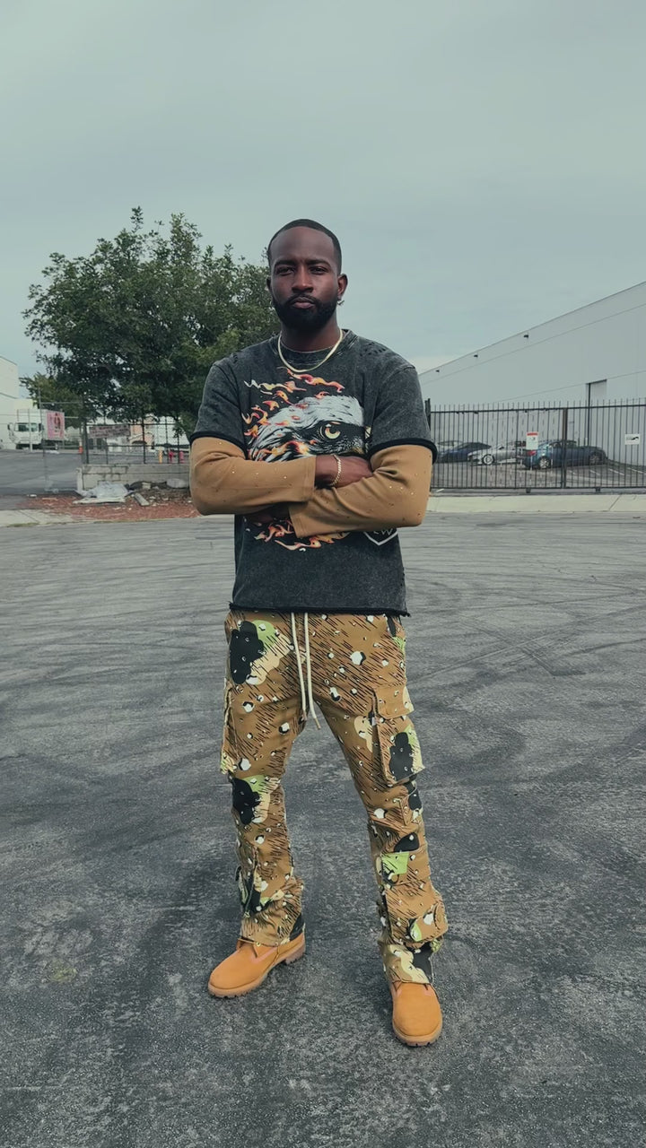 Sweatshirt|F4225 "Loyal To Few" Long Sleeves - Olive