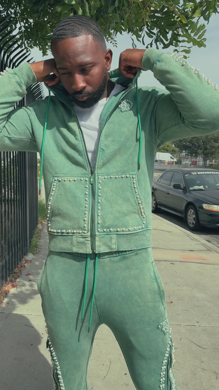 Set | F5245 Blind Faith Hoodie Set - Mocha