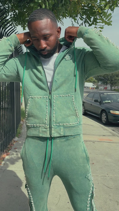 Set | F5245 Blind Faith Hoodie Set - Mocha