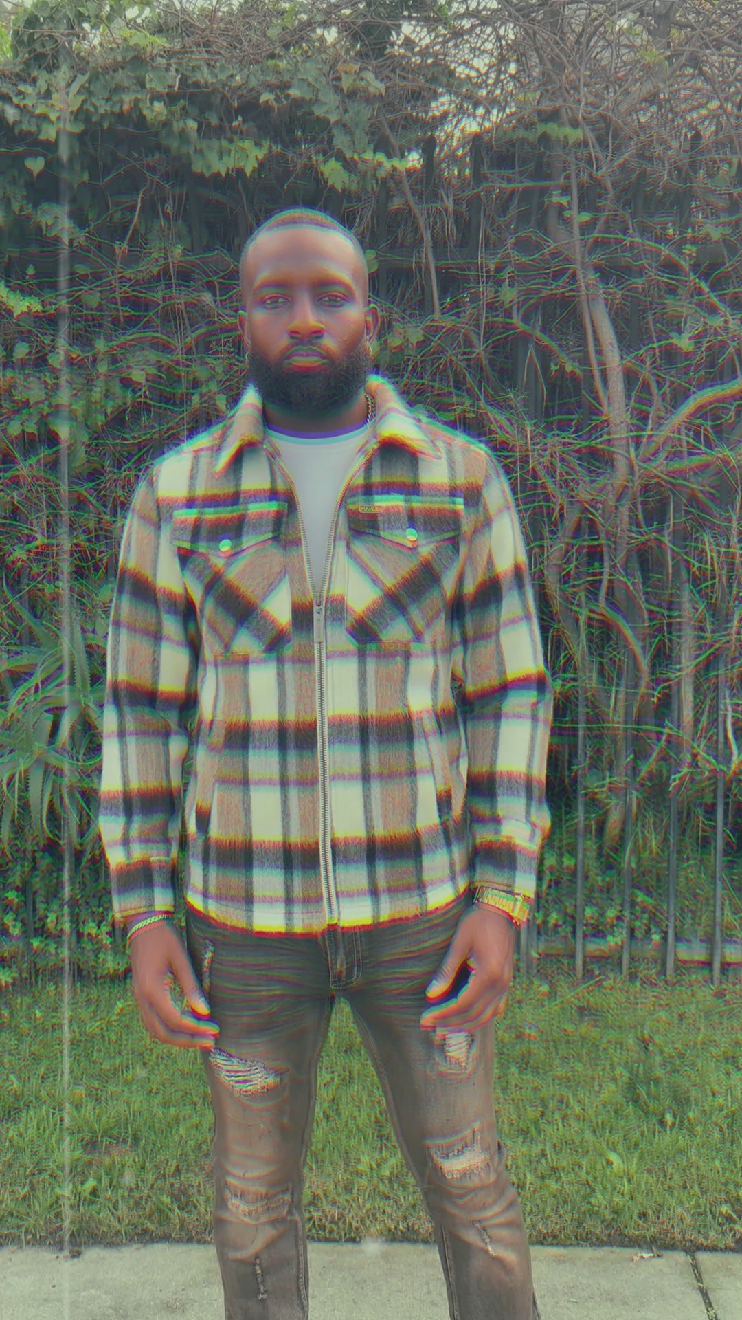 Carica video: M1058 Gabana 26 Wool Shacket - Khaki