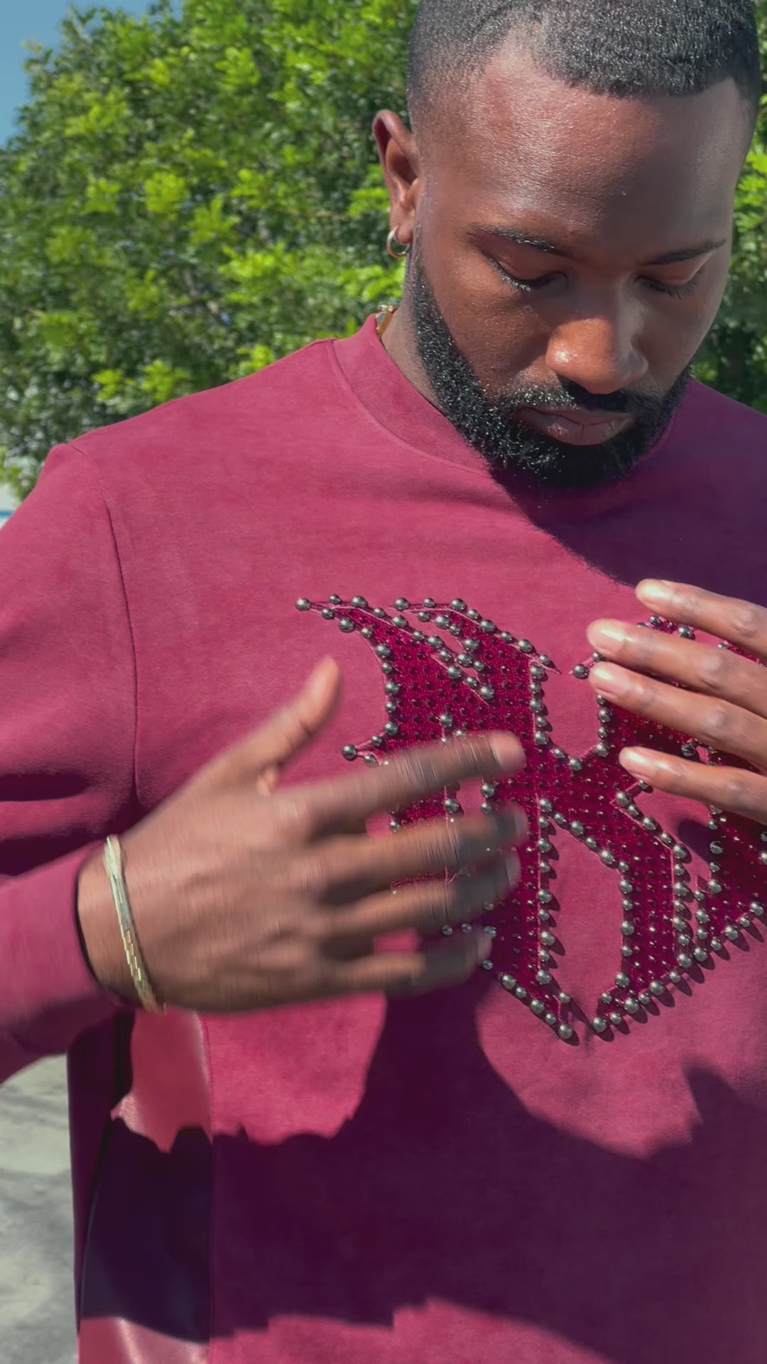 Sweatshirt | M4241 Lorenzino Crewneck - Brown