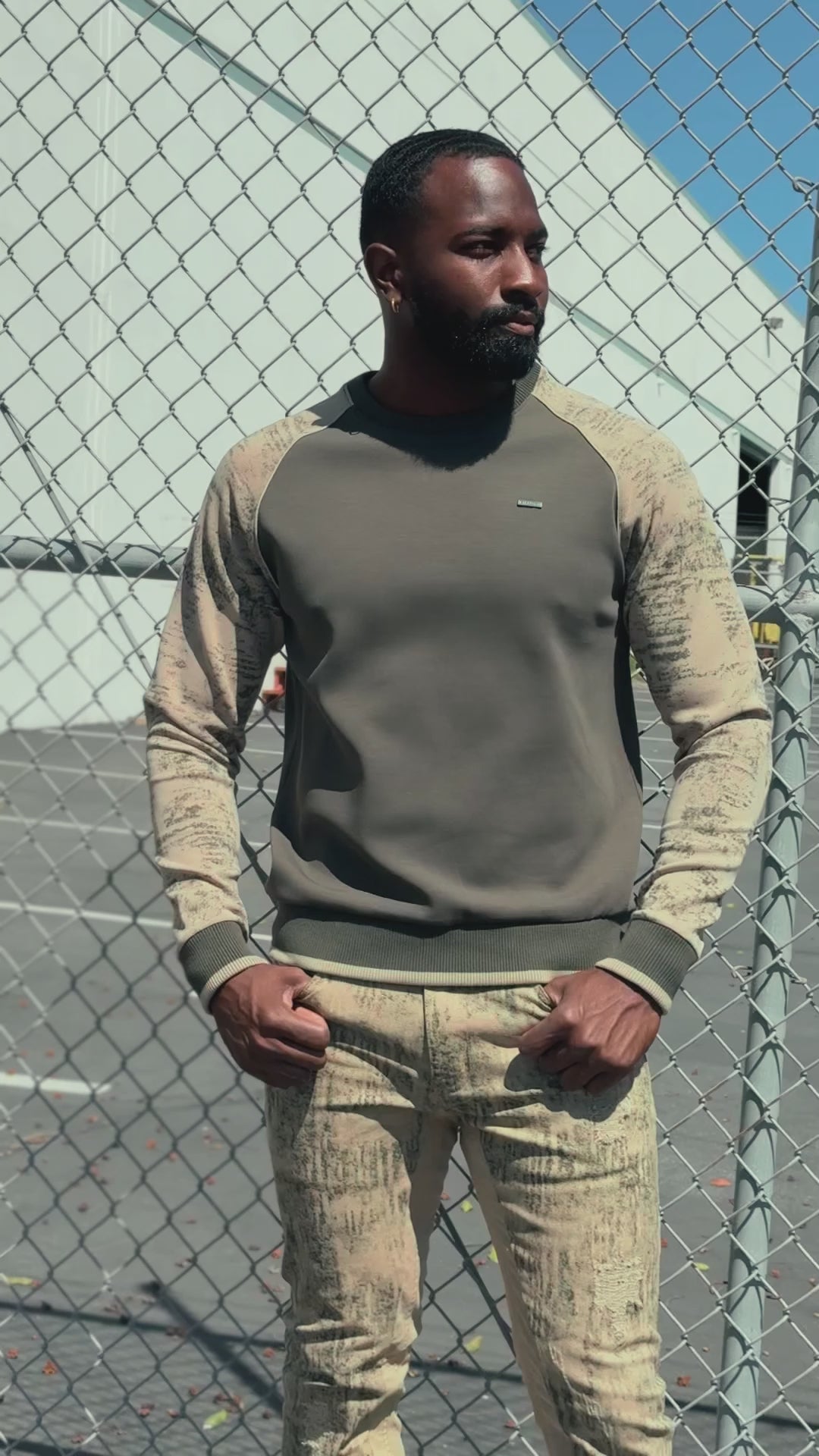 Sweatshirt | M4902 Bernardi Crewneck - Gray