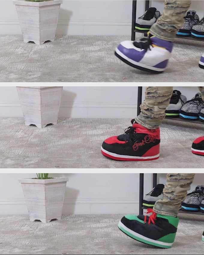 Load video: F500 Frost "Walking On Clouds" Comfy Kicks - Green