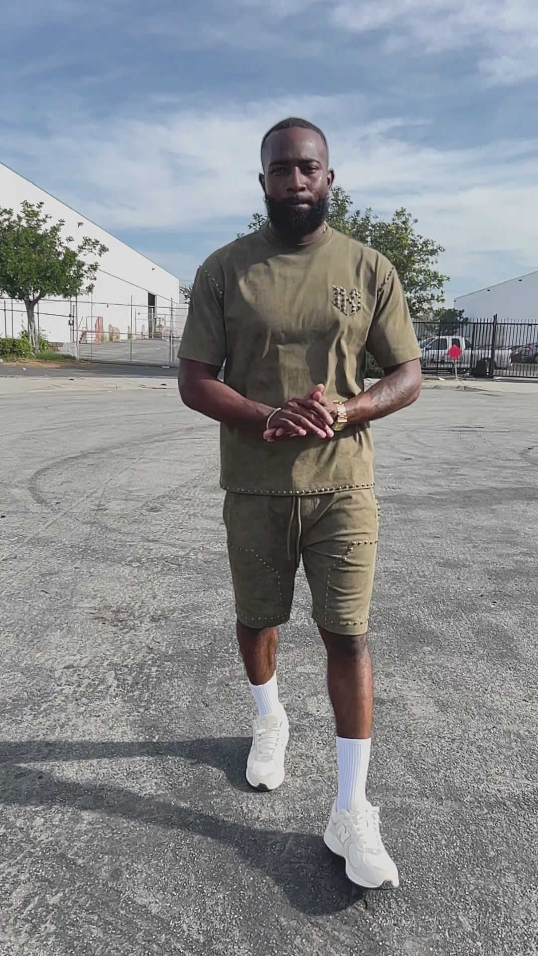 Jersey Bottom | M683 Prada Shorts - Olive