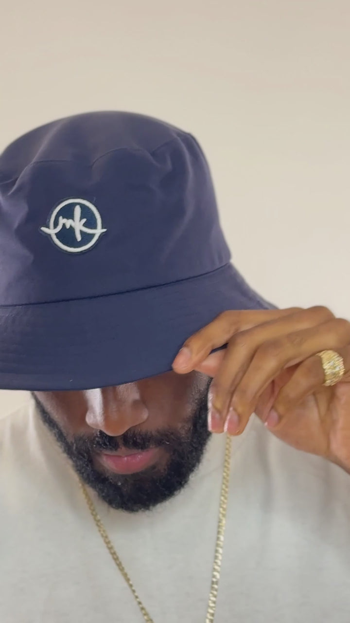 M033 Colton Nylon Bucket Hat - Royal