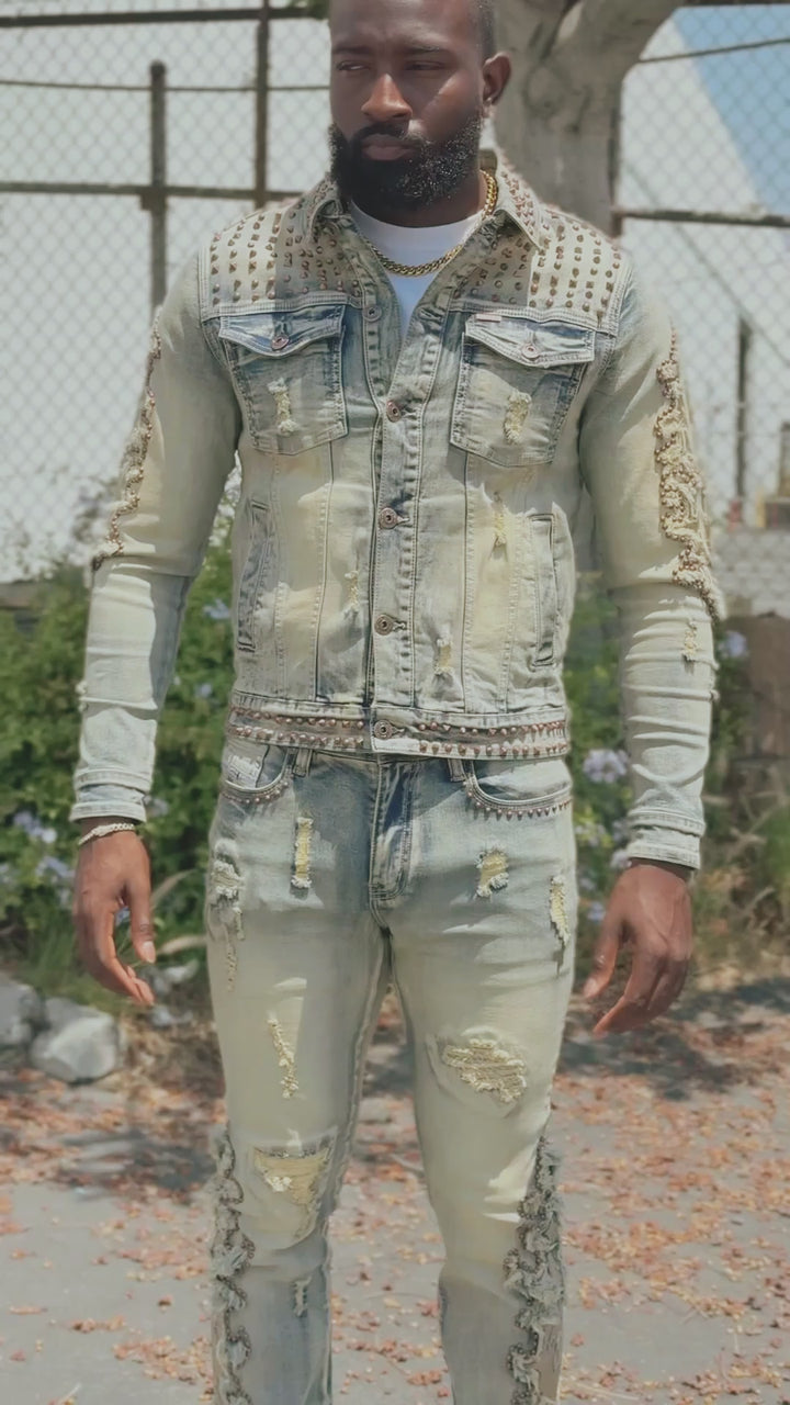 Jacket | M1013 Positoni Denim - Olive