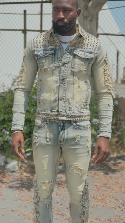 Jacket | M1013 Positoni Denim - Dirt