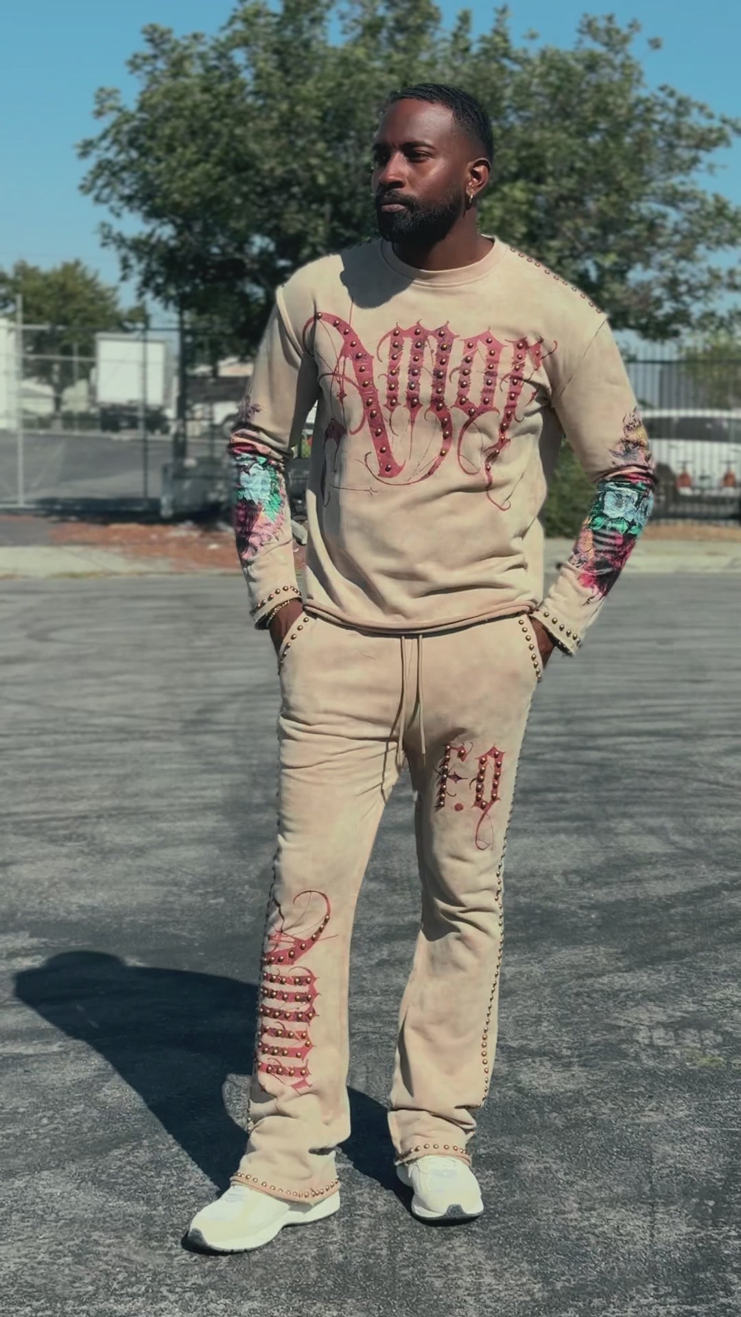 ست هودی تله و صحرایی F5725 - مشکی