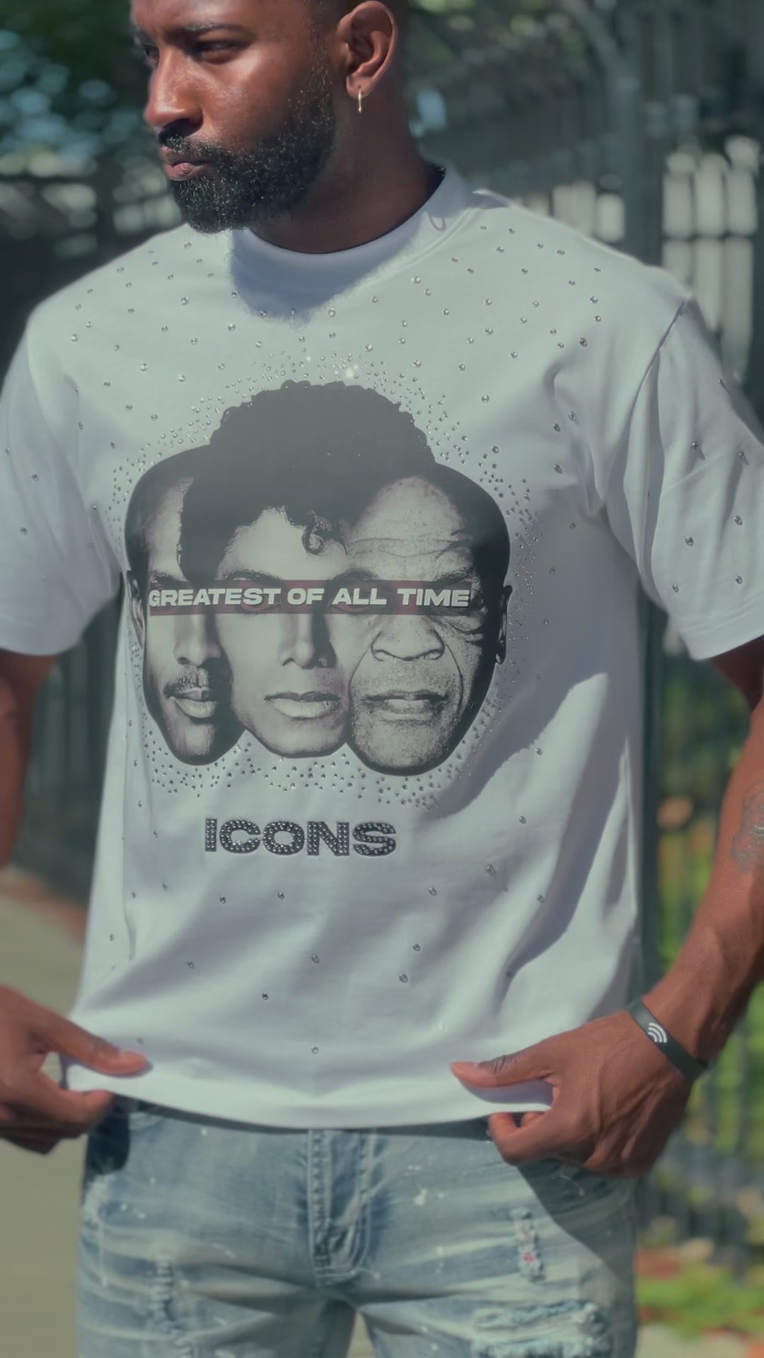 Load video: M353 Icons T-shirt - Black
