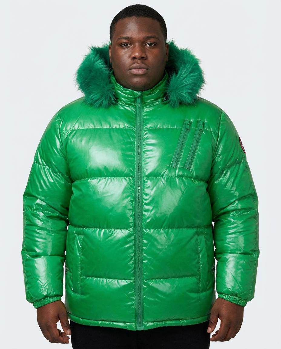 M7700  Skittles Puffer Jacket - Green