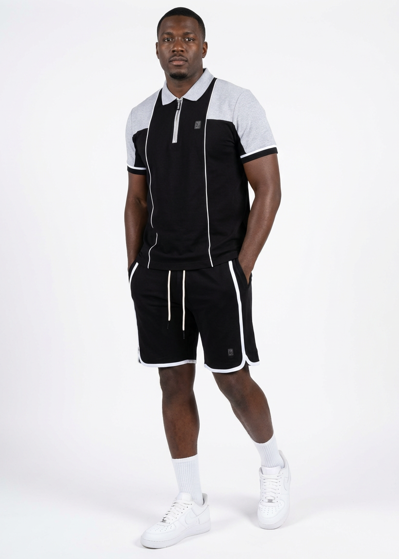 M364 Makobi Lorini Polo Shirt - Black