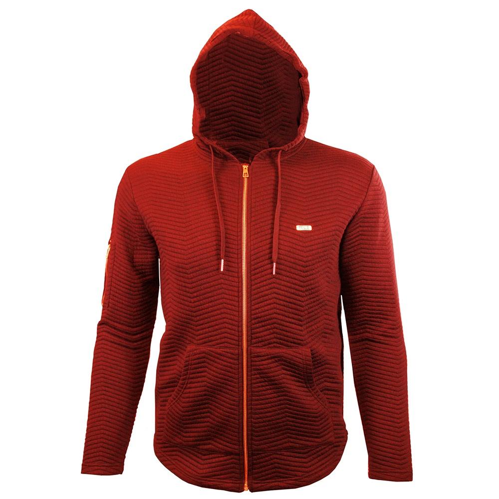 Makobi M355 Makobi Jacquard Knit Hoody in Red