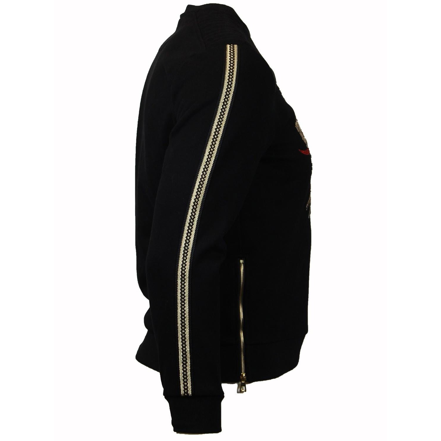 M5400 Makobi Lion Crown Fleece Sweatshirt - Black