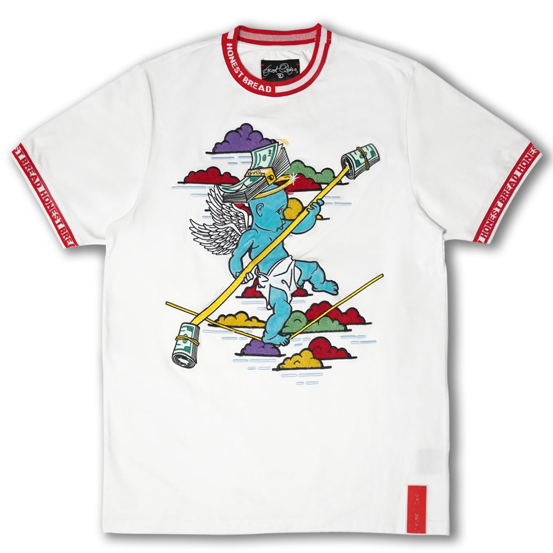 Makobi F123 Honest Bread Tee in White
