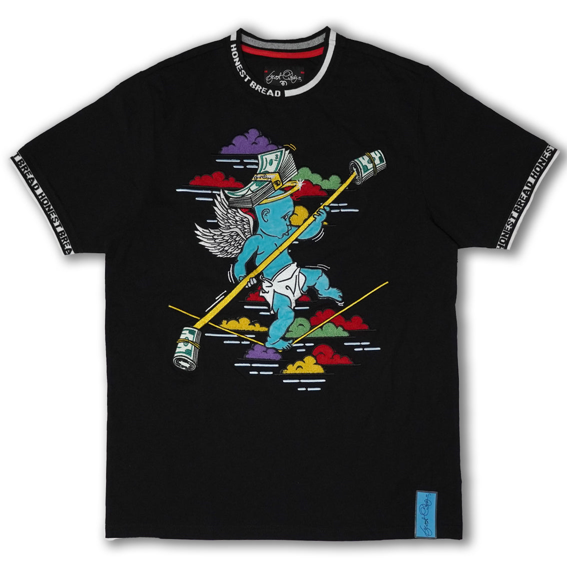 Makobi F123 Honest Bread Tee in Black