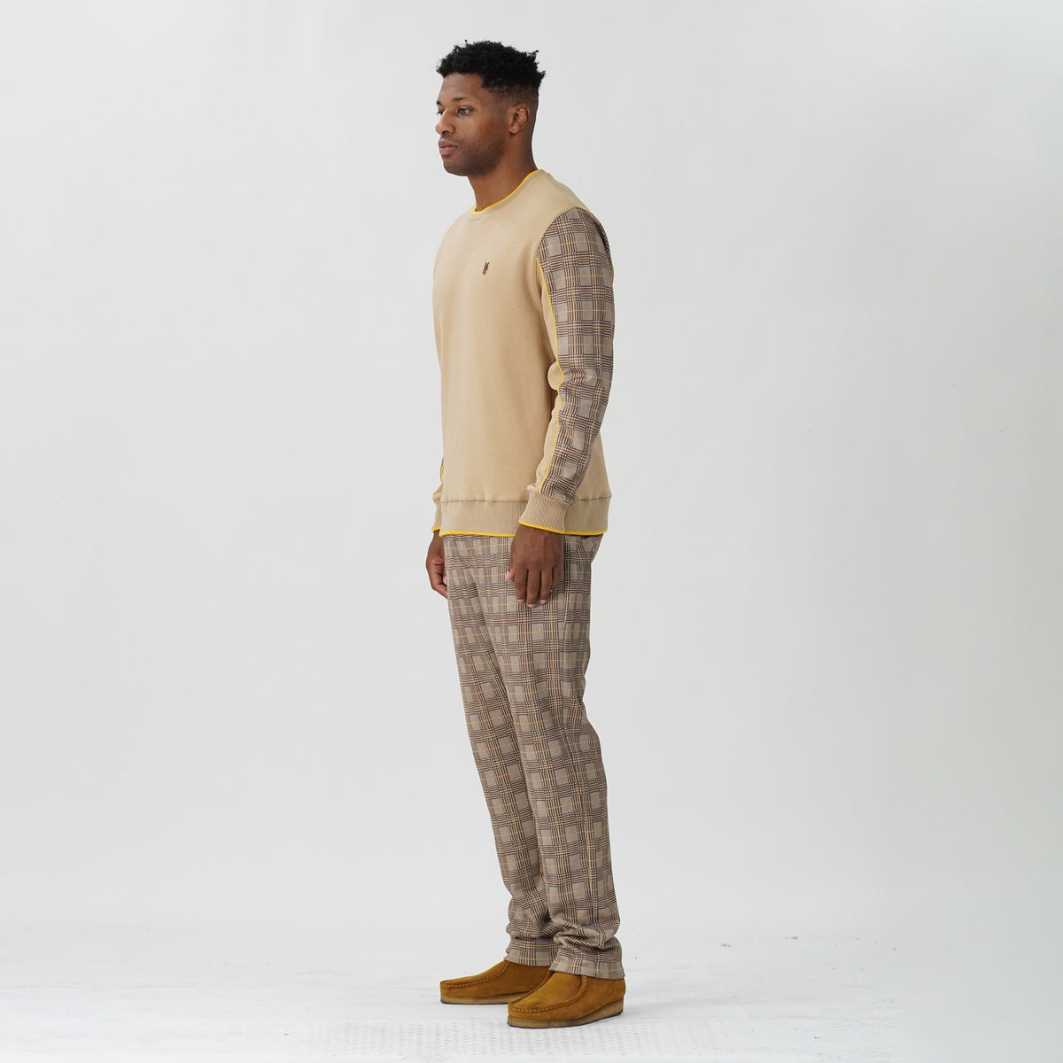 M4031 Vercelli Crew Neck Sweater - Khaki
