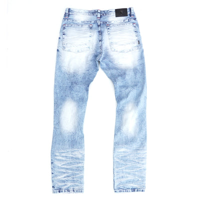M1928 All Over Shredded Jeans - Light Wash