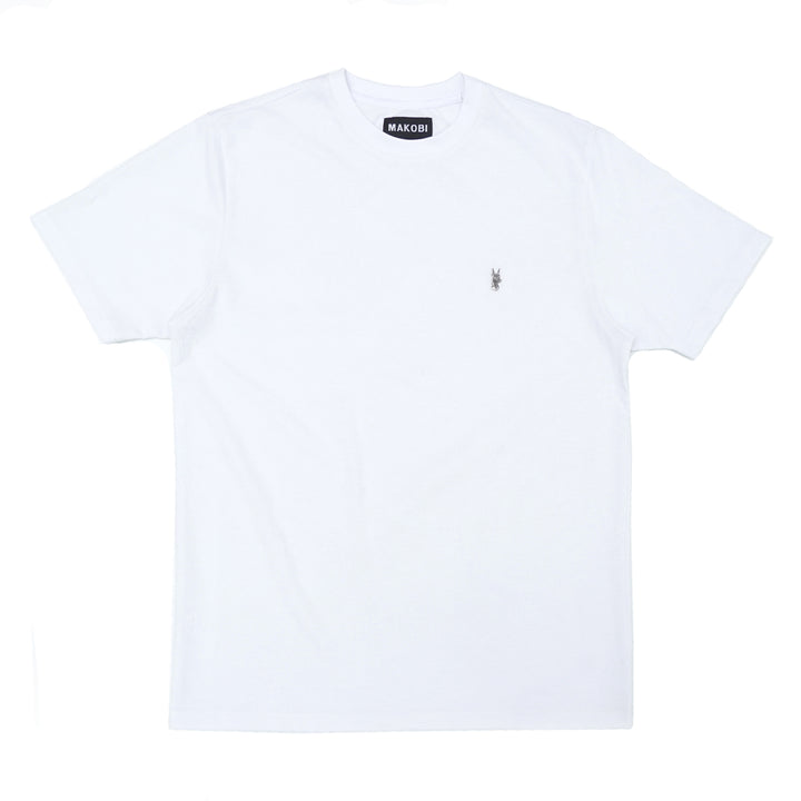 M298 Embossed Knit Tee - White