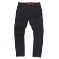 Makobi M1926 in Makobi Core Denim Biker Jeans - Jet Black