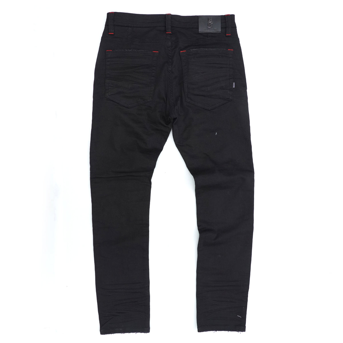 Makobi M1926 in Makobi Core Denim Biker Jeans - Jet Black, view 4