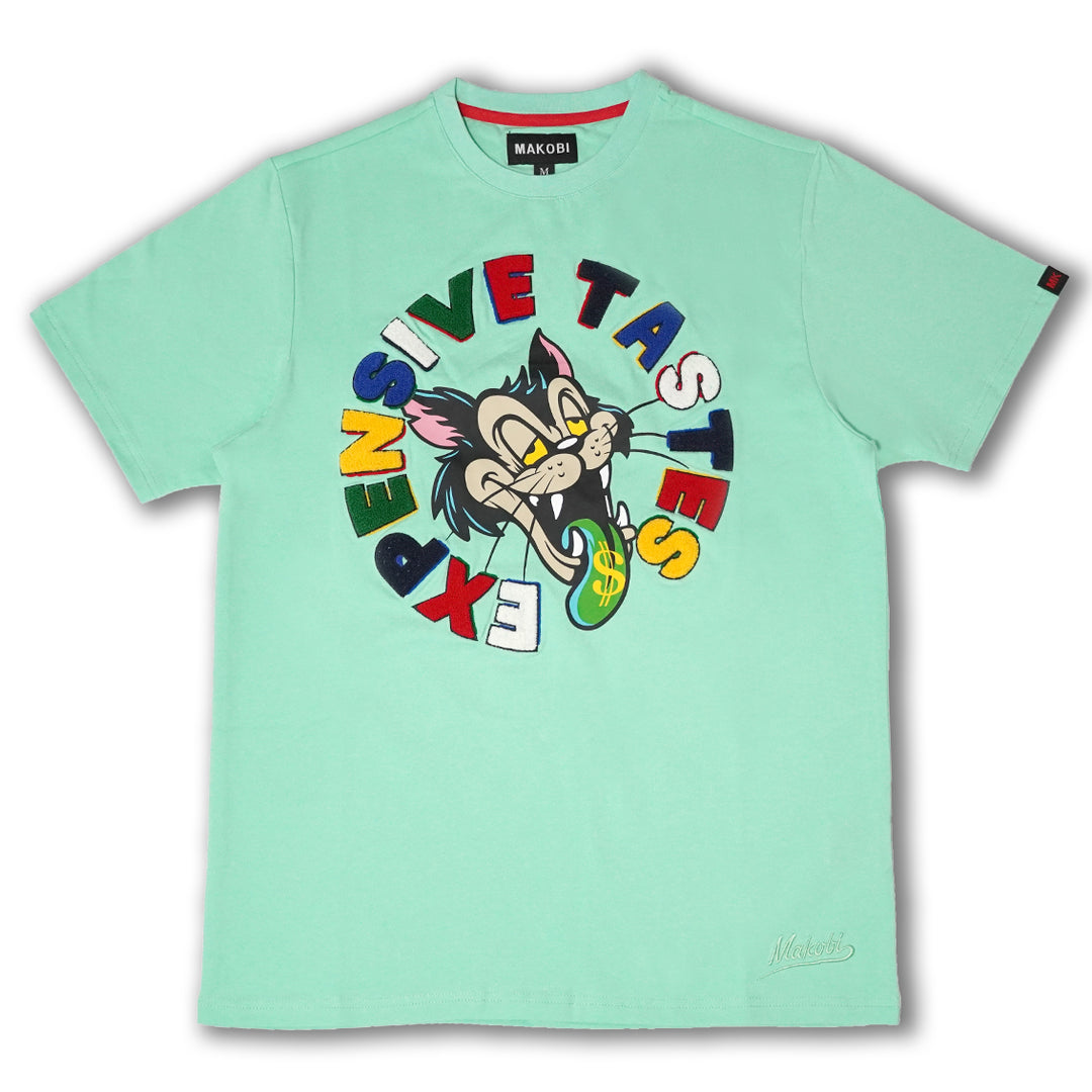 M256 Makobi Expensive Tee - Mint – Makobi Jeans USA