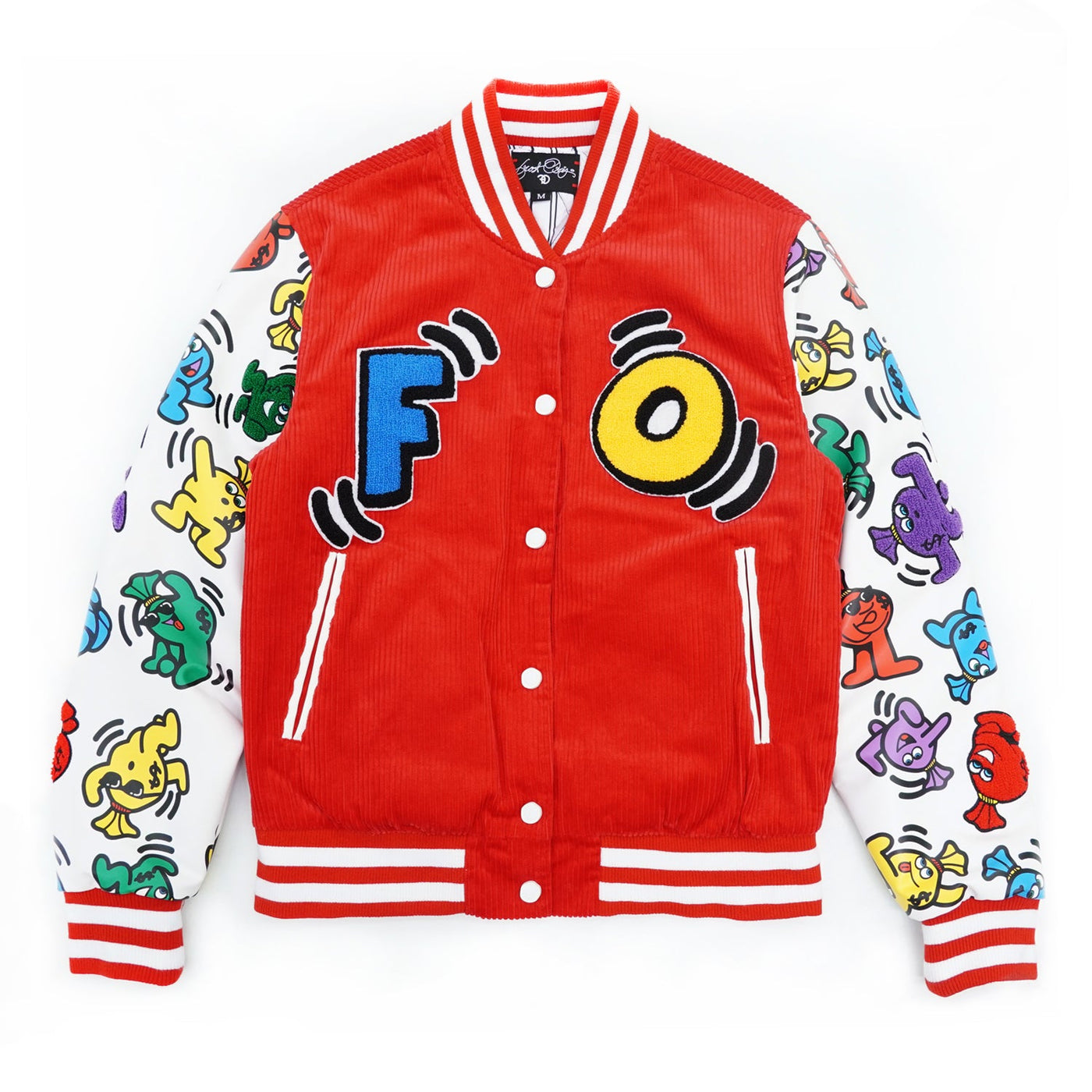 F1050 Frost Money Dance Corduroy Jacket - Red