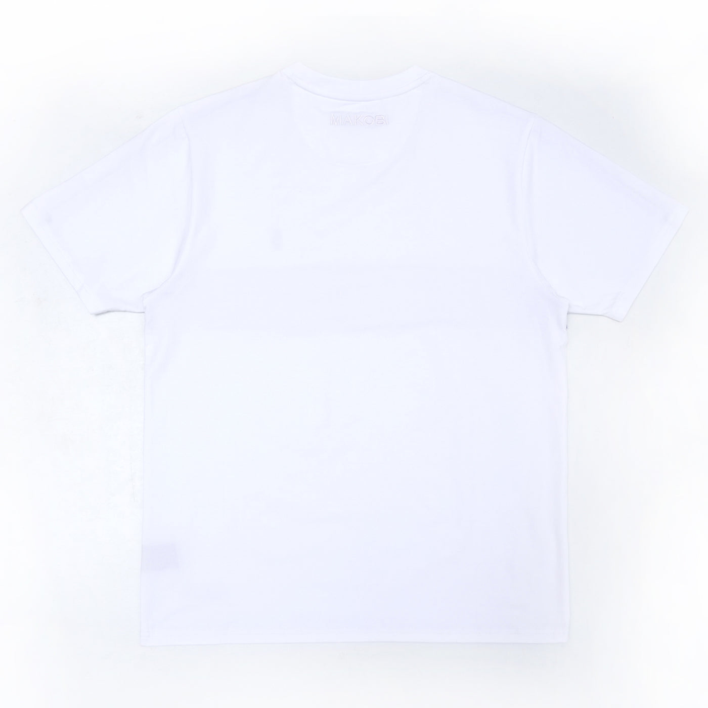 M308 Makobi Core Tee w/ Contrast Velvet- White