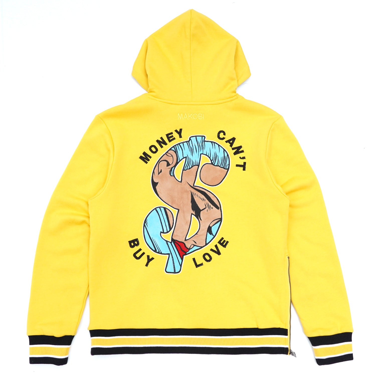 M4760 Fake Love Hoodie - Yellow