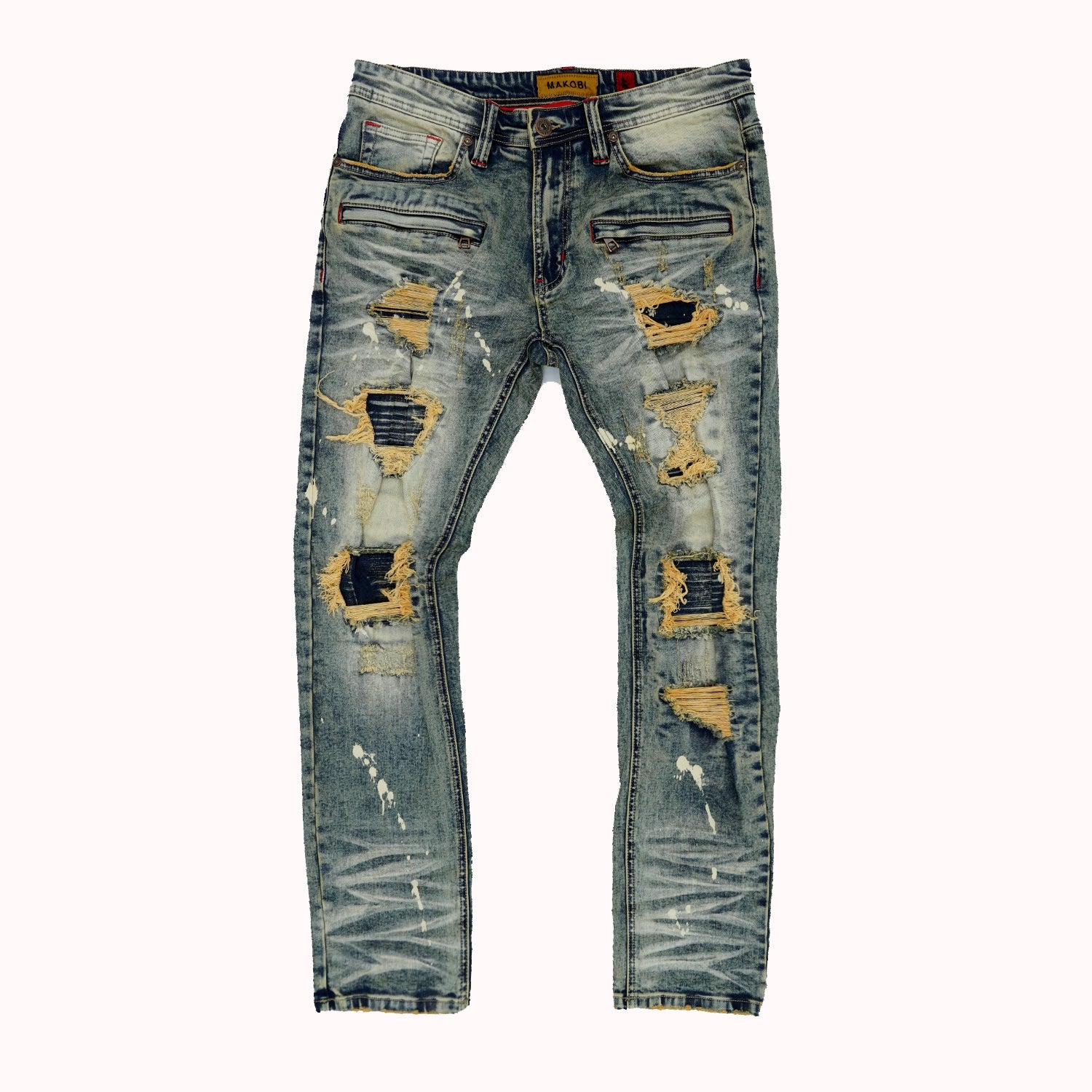 M1944 Pipa Shredded Jeans - Dirt Wash
