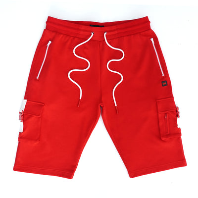 M670 Tech Fleece cargo Shorts - Red