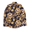 Makobi M1825 Anastasia Printed Shirt in Black