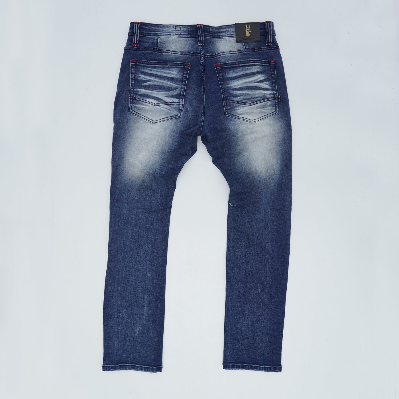 M1944 Pipa Shredded Jeans - Dark wash