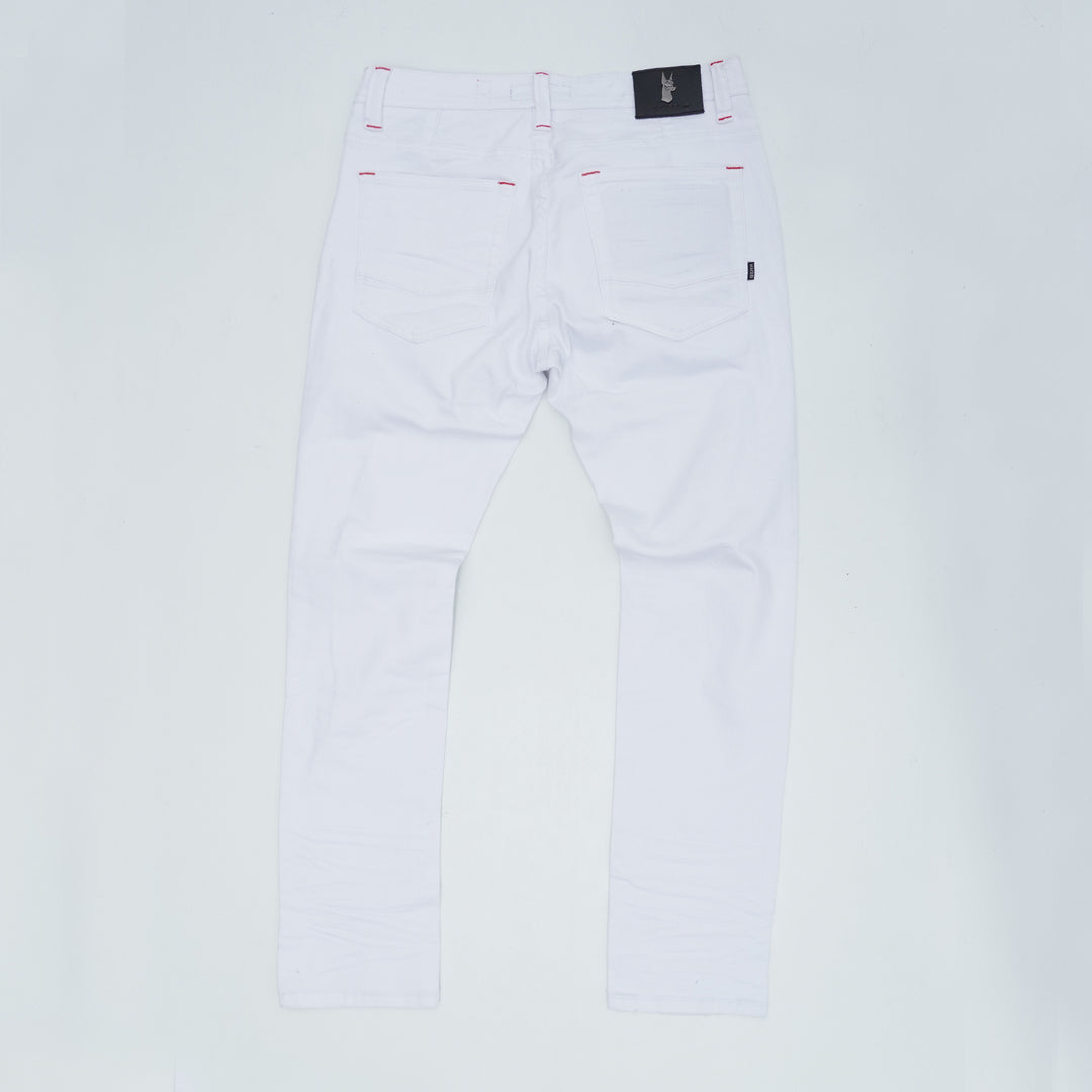 M1944 Pipa Shredded Jeans - White