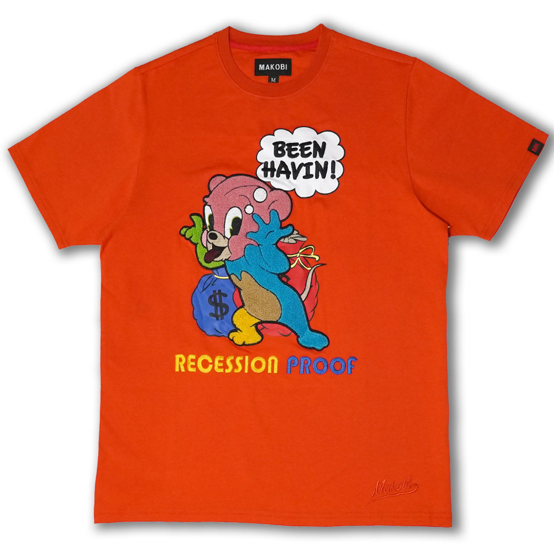 Makobi M253 Recession Proof Tee in Orange