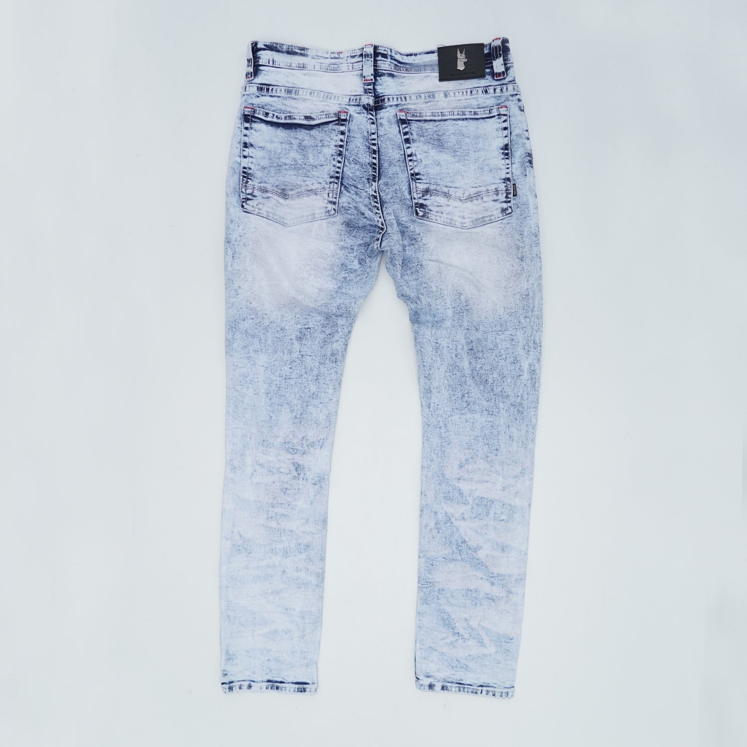 M1970 Ashton Shredded Jeans- Light Wash – Makobi Jeans USA