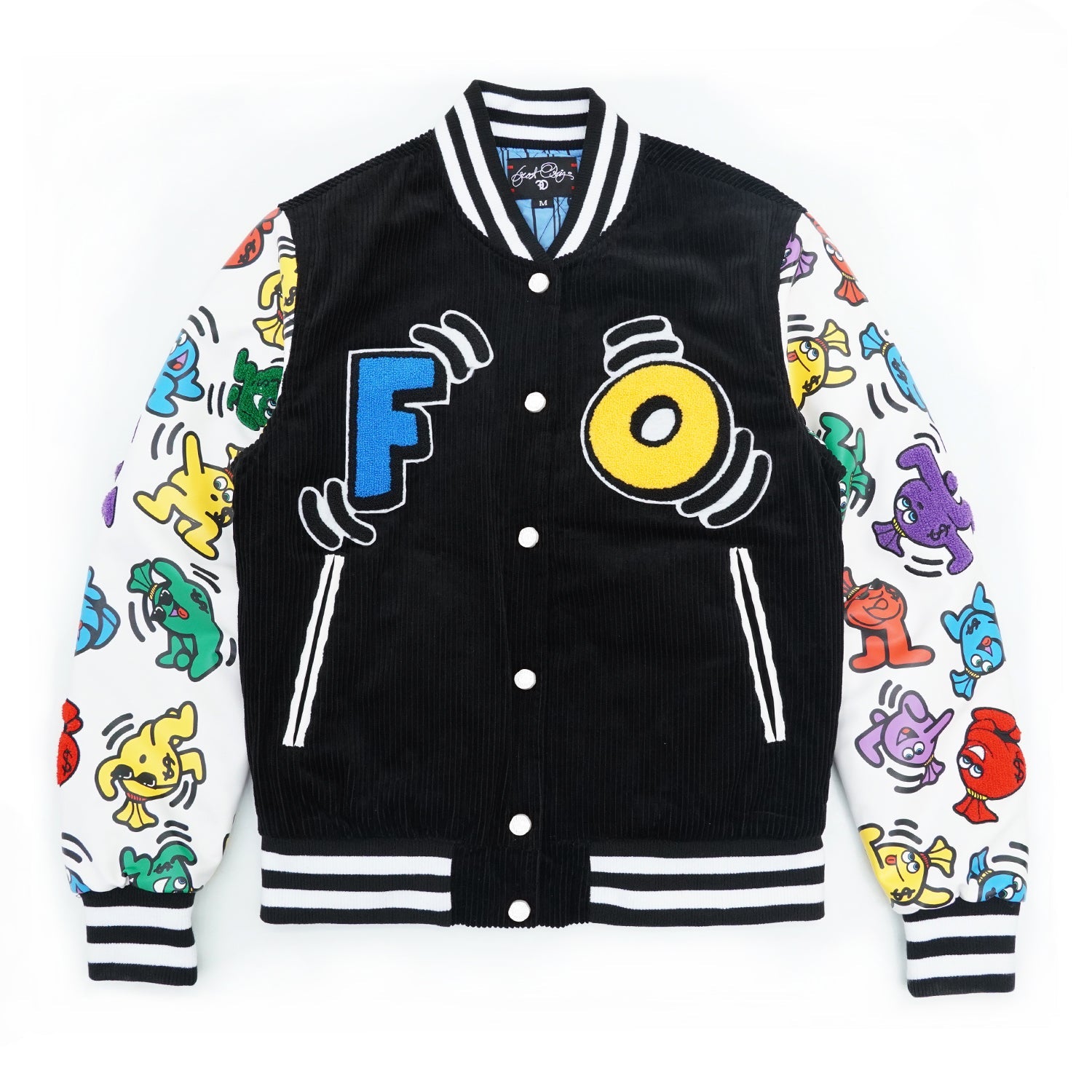 F1050 Frost Money Dance Corduroy Jacket - Black