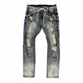 F1765 Frost Shredded Jeans - Dirt