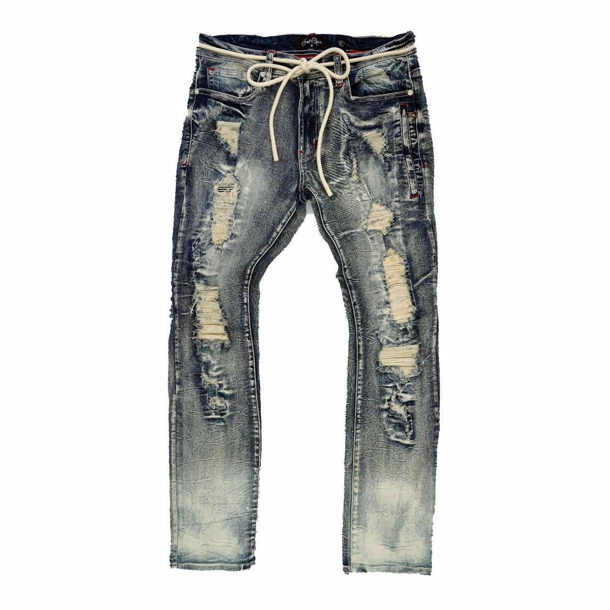 F1765 Frost Shredded Jeans - Dirt