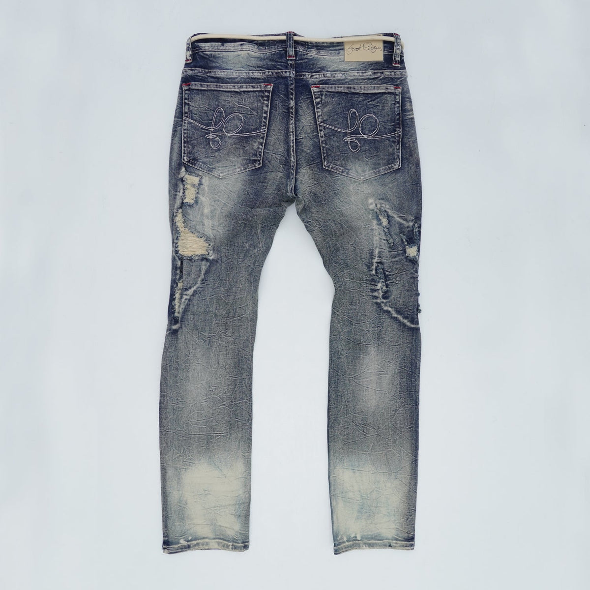 F1765 Frost Shredded Jeans - Dirt