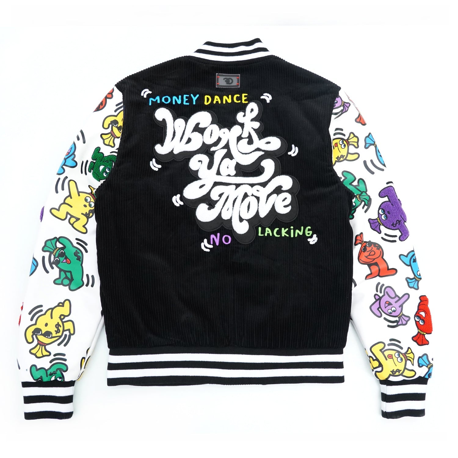 F1050 Frost Money Dance Corduroy Jacket - Black