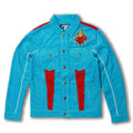 Makobi F1045 Frost Dear Sins Cord Jacket in Blue