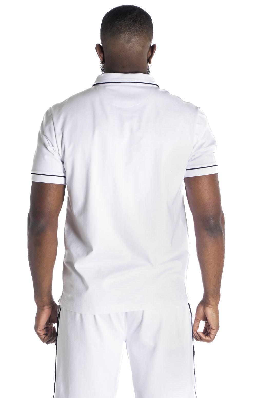 M383 Makobi Luciano Polo Shirt - White