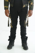 Makobi M1930 Aries Cargo Denim Jeans in Camo