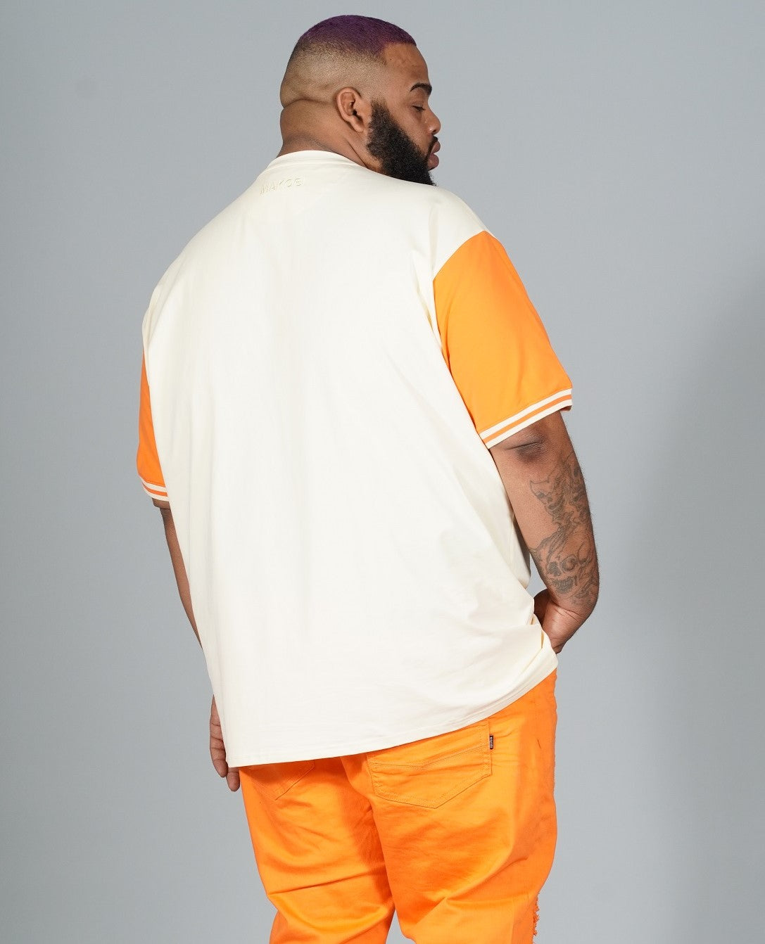 Makobi M267 David Tee in Natural, view 4