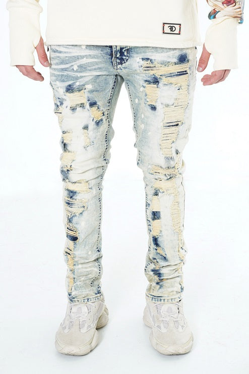 F1722 FROST Ripped Jeans - Dirt