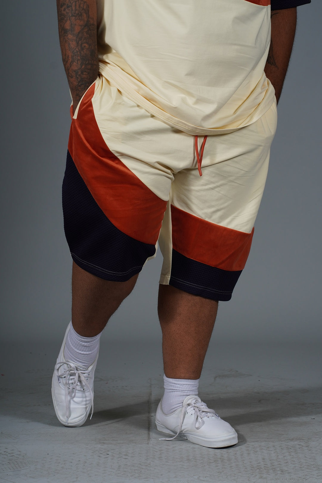 شورت جیر ژاکارد M673 - طبیعی