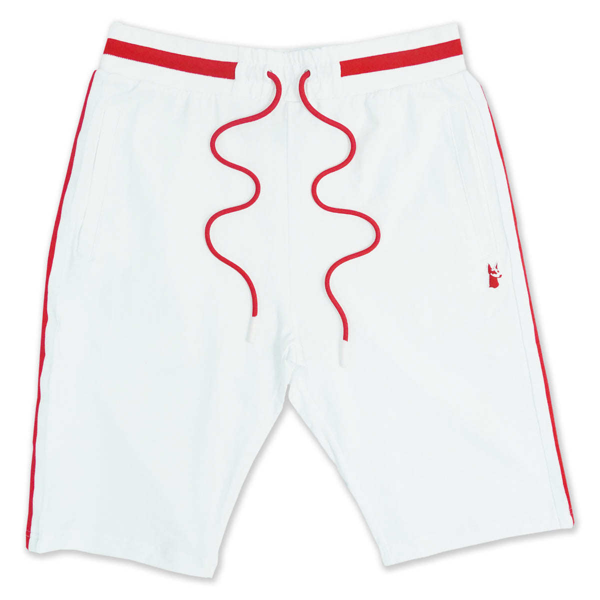Makobi M600 Knit Shorts in White