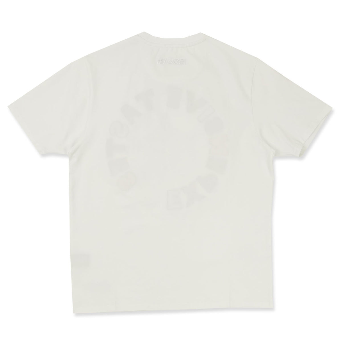 Makobi M367 Makobi Block Tee in White, view 2