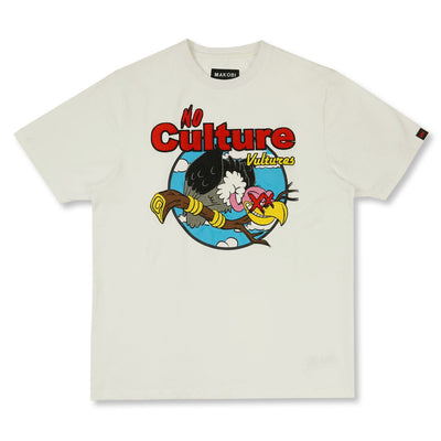 M370 No Culture Vultures Tee - White