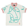 F236 Frost Face Polo Shirt - White